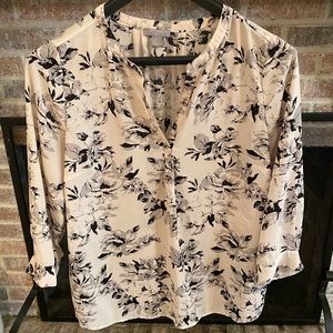 Floral print blouse